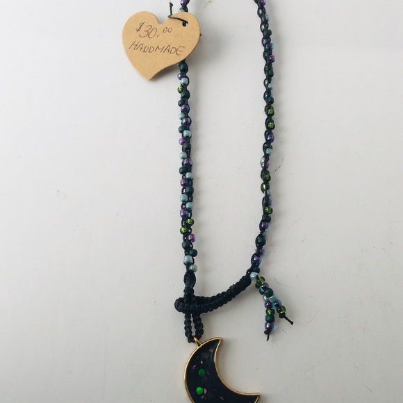 Handmade Moon Necklace - Picture 3 of 4